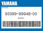 Yamaha Genuine Bearing 93399-99948-00 New. Price: $50.88.