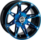 Moose Racing Type 387X Wheel 12X8 4/1564+4 Blue Rear 0230-0806 New. Price: $119.95.