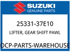 Suzuki Oem Part 25331-37E10 Lifter Gear Shift Pawl New. Price: $20.66.
