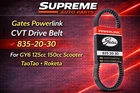 Gates Powerlink Cvt Drive Belt 835-20-30 For GY6 125CC 150CC Scooter Taotao New. Price: $24.95.