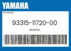 Yamaha Genuine Bearing 93315-11720-00 New. Price: $32.03.