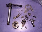 2004 Honda CRF450 Transmission Shift Fork Drum Cam Change Pedal Lever Shaft Used. Price: $38.00.