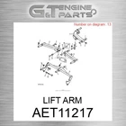 AET11217 Lift Arm Fits John Deere (surplus Open Box) New. Price: $307.06.