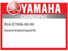 Yamaha Oem Part B16-E7606-00-00 Primary Sliding Sheave Comp. New. Price: $230.99.