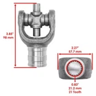Rear Drive Shaft Yoke W/u-joint For Yamaha Grizzly 4X4 YFM350 2007-2014 New. Price: $62.99.