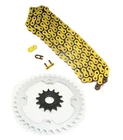Yellow Non O-ring Chain Silver Sprocket 15/40 102L 10-11 Yamaha New. Price: $63.75.