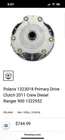 New Polaris Oem 1323018 Primary Drive Clutch 2011 Crew Diesel Ranger 900 1322952. Price: $689.00.