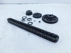 1976 Moto Guzzi Convert V1000 Engine Camshaft Timing Sprocket Gears & Chain Used. Price: $74.95.
