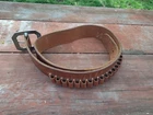 Vintage Hunter 138 Leather 25 Cartridge Belt For .38 / .357 Caliber Ammo Large Used. Price: $40.00.