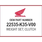 Honda Weight Set, Clutch 22535-K35-V00 Oem New. Price: $32.36.