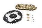 2004 2005 Honda Gold O-ring Chain & Black Sprockets 14/38 New. Price: $92.40.