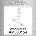 AM880154 Crankshaft Fits John Deere (surplus Open Box) New. Price: $922.42.