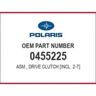 Polaris Drive Clutch Assembly, Rzr 0455225 Oem New. Price: $244.99.