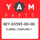 6EY-G5593-00-00 Yamaha Flange, Coupling 1 6EYG55930000, New Genuine Oem Part. Price: $140.09.