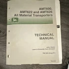 John Deere AMT600 AMT622 AMT626 Technical Manual TM1363 1991 Good. Price: $52.99.