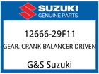 Suzuki Oem Part 12666-29F11 Gear Crank Balancer Driven (n New. Price: $128.65.