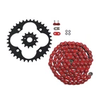 1999-2004 Honda TRX400EX Red O-ring Chain & Silver Sprocket 13/36 94L New. Price: $74.75.
