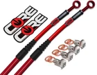 Brake Lines Honda CRF250L 2013-2024 (non-abs) Front Rear Trans Red Steel Braided New. Price: $159.00.