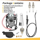 Carburetor Fit Arctic Cat 400 4X4 2005-2007 #0470-737 0470-667 W/ Throttle Cable New. Price: $49.99.