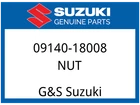 Suzuki Oem Part 09140-18008 Nut, Engine Sprocket New. Price: $6.52.
