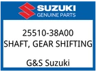 Suzuki Oem Part 25510-38A00 Shaft,gear Shift New. Price: $101.94.